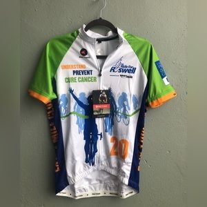 NWT Pactimo Ride for Roswell Unisex Size Large Cycling Jersey